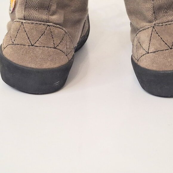 FRONTEER Super Gratton High-Top Brown Suede Sneaker Size 3.5 Youth/ Size 5 Women - Picture 10 of 12